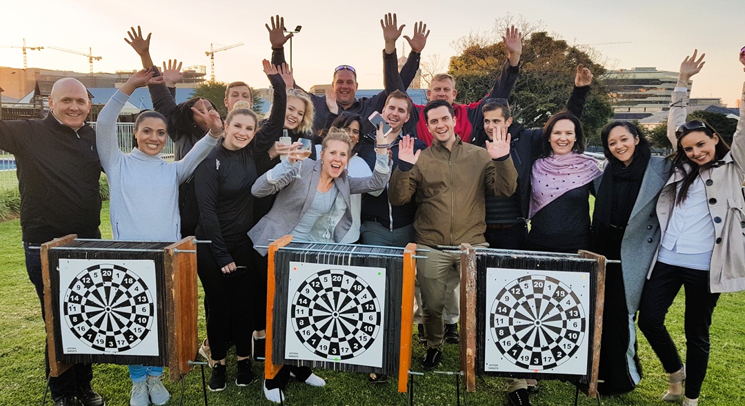 Group photo of team building